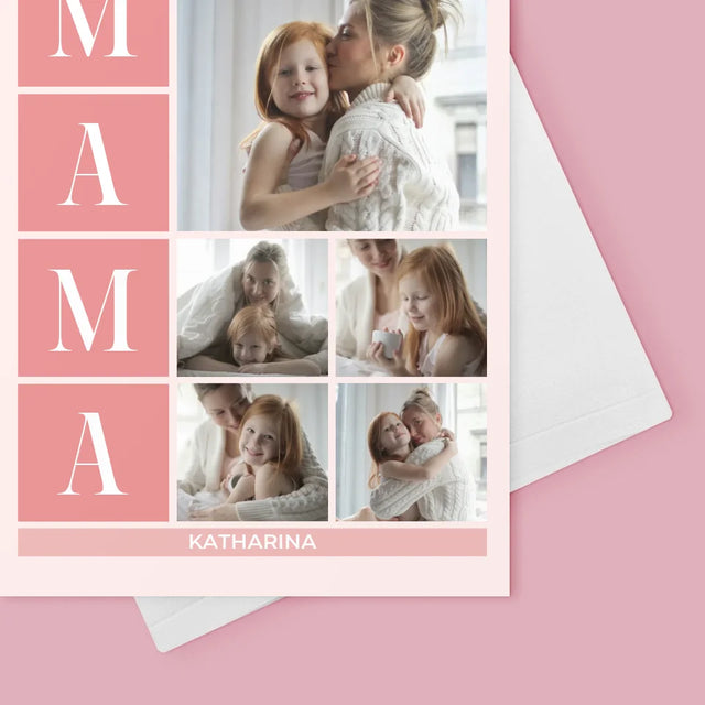 Fotocollage: Beste Mama Collage - Glückwunschkarte
