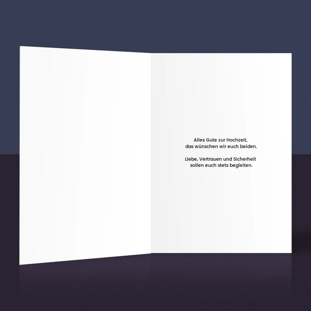 Ihr Standort: Ihr Standort: Gemeinsamer Weg - Glückwunschkarte