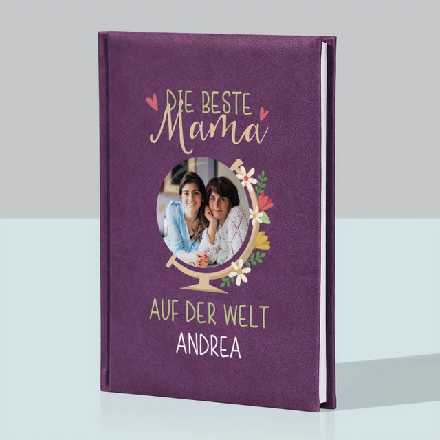 Foto Und Unterschrift: Beste Mama Welt - Notizbuch