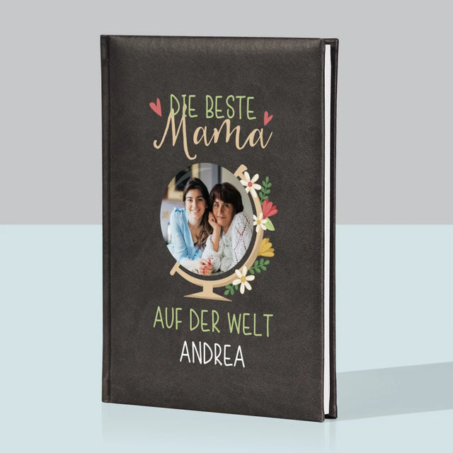 Foto Und Unterschrift: Beste Mama Welt - Notizbuch