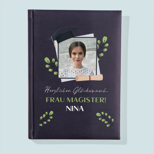 Foto Und Unterschrift: Herzlichen Glückwunsch - Notizbuch