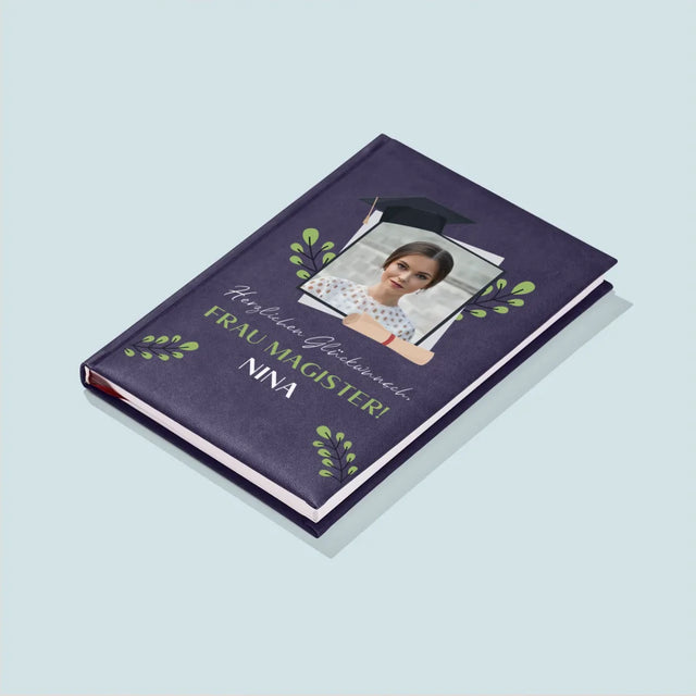 Foto Und Unterschrift: Herzlichen Glückwunsch - Notizbuch