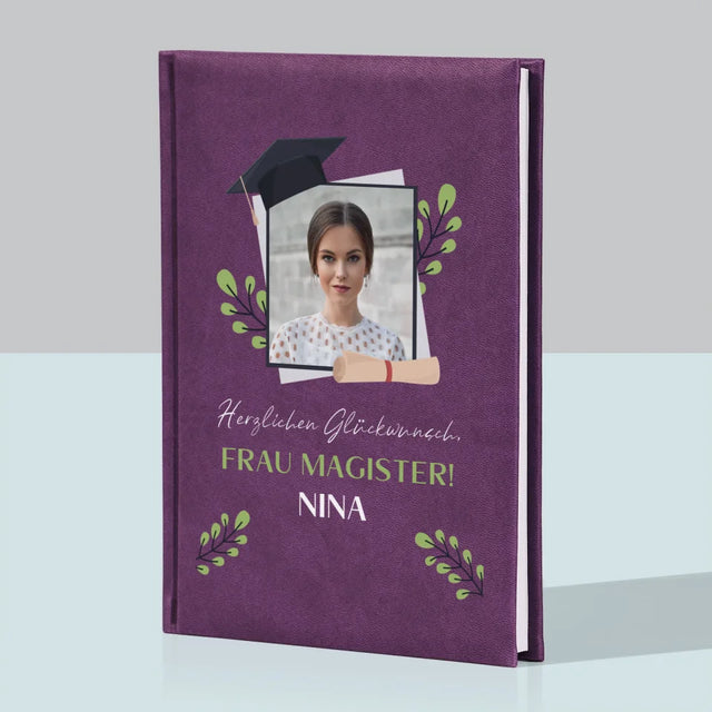 Foto Und Unterschrift: Herzlichen Glückwunsch - Notizbuch