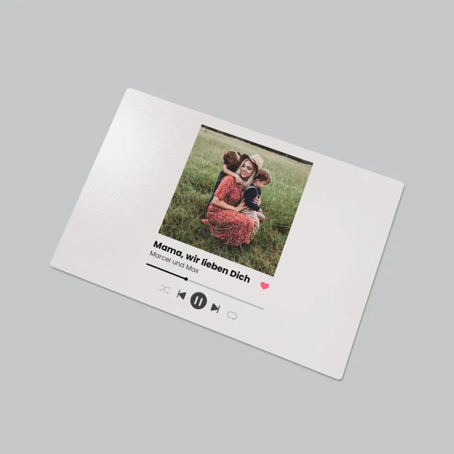 Foto Und Unterschrift: Mama, Wir Lieben Dich - Schreibtischunterlage