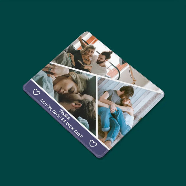 Fotocollage: Schön, Dass Es Dich Gibt - Mauspad