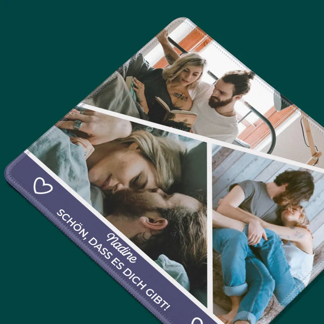 Fotocollage: Schön, Dass Es Dich Gibt - Mauspad