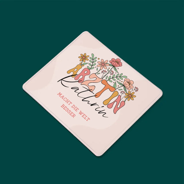 Name Und Unterschrift: Ärztin - Mauspad