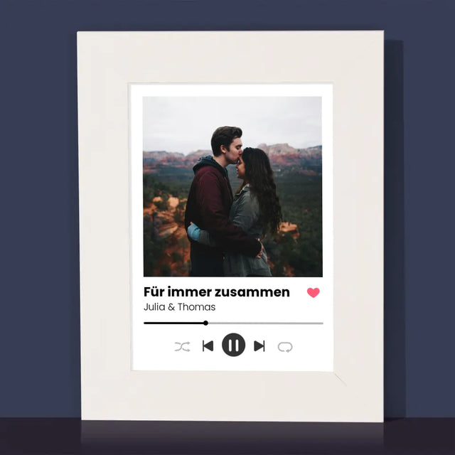 Foto Und Unterschrift: Ihr Foto Spotify - Bilderrahmen
