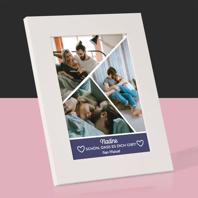 Fotocollage: Schön, Dass Es Dich Gibt - Bilderrahmen