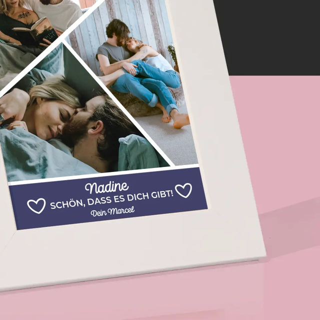 Fotocollage: Schön, Dass Es Dich Gibt - Bilderrahmen