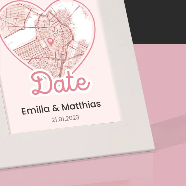 Ihr Standort: Ihr Standort: Erstes Date - Bilderrahmen