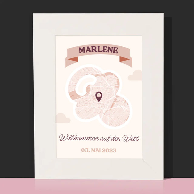 Ihr Standort: Ihr Standort: Willkommen Auf Der Welt - Bilderrahmen