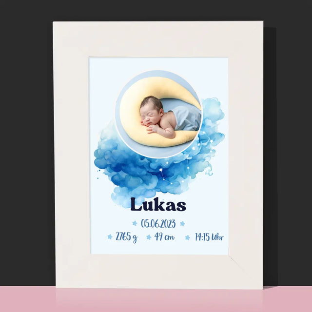 Geburtsdatum: Sternzeichen Junge - Bilderrahmen