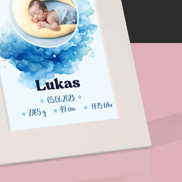 Geburtsdatum: Sternzeichen Junge - Bilderrahmen