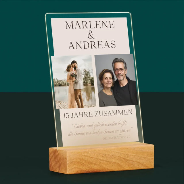 Fotocollage: Lieben Und Geliebt Werden - Druck Auf Acrylglas