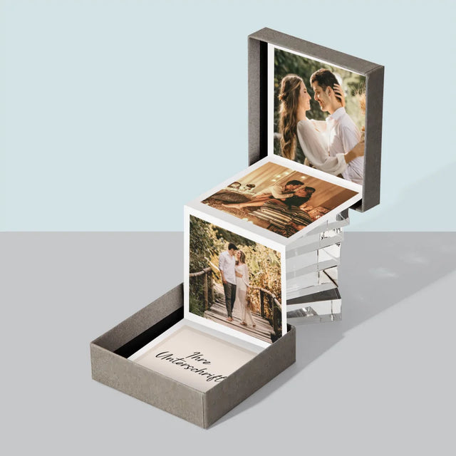 Fotocollage: 3 Fotos Und Unterschrift - Fotobox