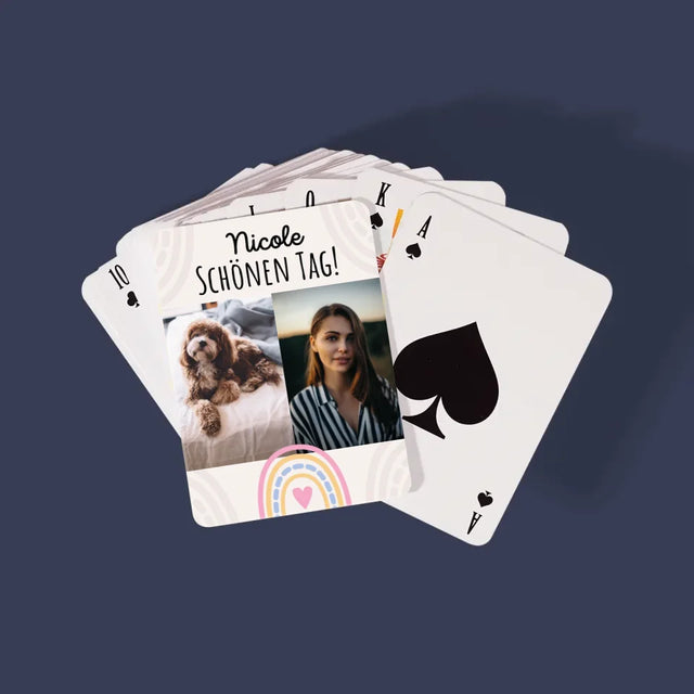 Fotocollage: Schönen Tag! - Spielkarten