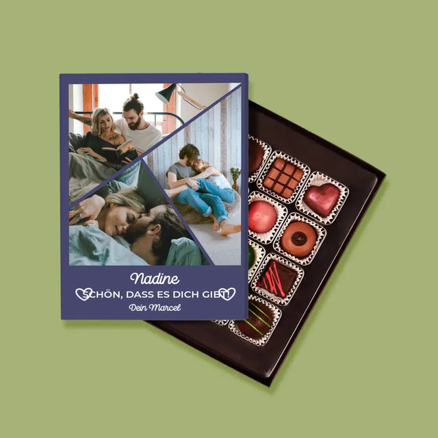 Fotocollage: Schön, Dass Es Dich Gibt - Pralinen