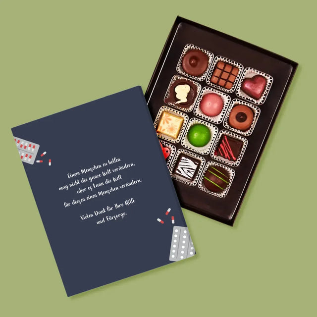 Foto Und Unterschrift: Ärztin Mit Großem Herzen - Pralinen