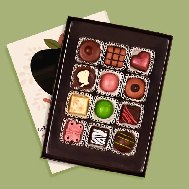 Foto Und Unterschrift: Kindergärtnerin - Pralinen