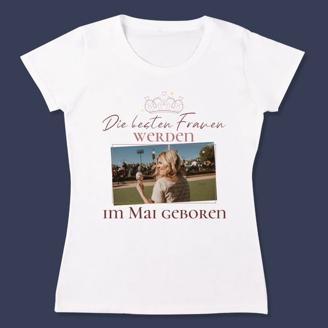 Foto Und Unterschrift: Beste Frauen - T-Shirt Für Damen