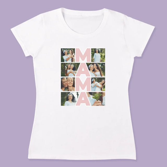 Fotocollage: Mama Und Papa - T-Shirts Für Paare