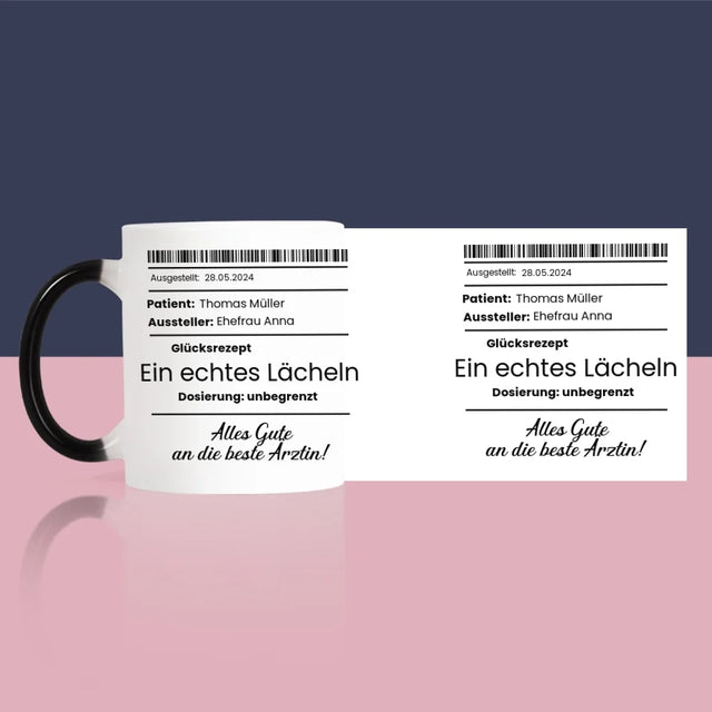 Name Und Unterschrift: Glücksrezept - Tasse