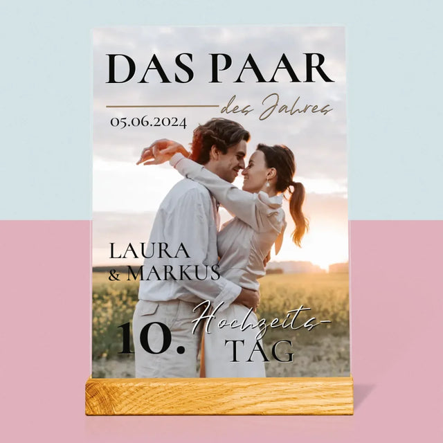 Magazin-Cover: Das Paar Des Jahres - Druck Auf Acrylglas