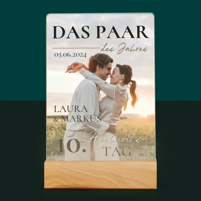 Magazin-Cover: Das Paar Des Jahres - Druck Auf Acrylglas