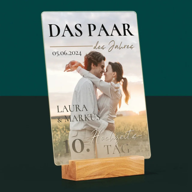 Magazin-Cover: Das Paar Des Jahres - Druck Auf Acrylglas