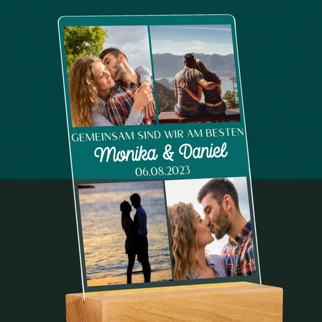 Fotocollage: Gemeinsam Sind Wir Am Besten - Druck Auf Acrylglas