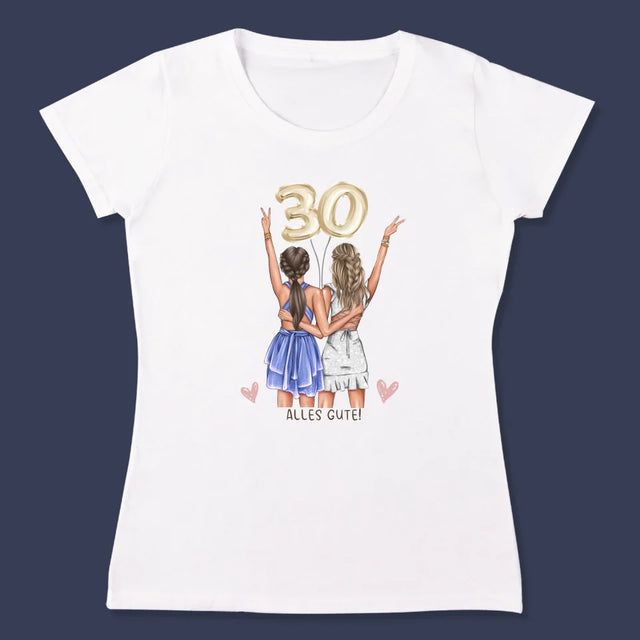 Avatar Creator: Freundinnen 30. Geburtstag - T-Shirt Für Damen