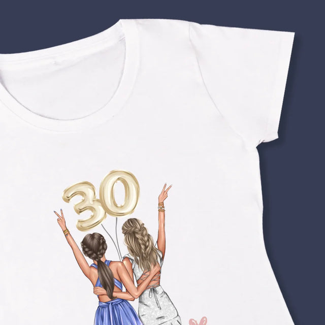 Avatar Creator: Freundinnen 30. Geburtstag - T-Shirt Für Damen
