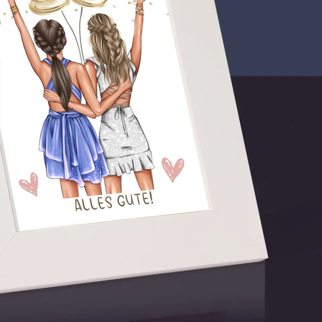 Avatar Creator: Freundinnen 30. Geburtstag - Bilderrahmen