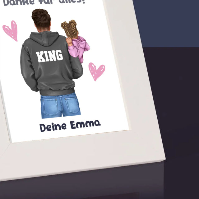 Avatar Creator: Papa Mit Kind - Bilderrahmen