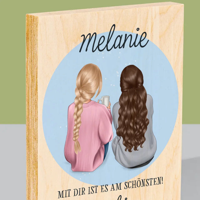 Avatar Creator: Freundinnen - Druck Auf Holz