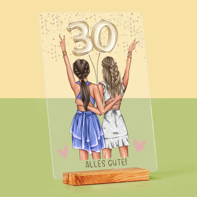 Avatar Creator: Freundinnen 30. Geburtstag - Druck Auf Acrylglas