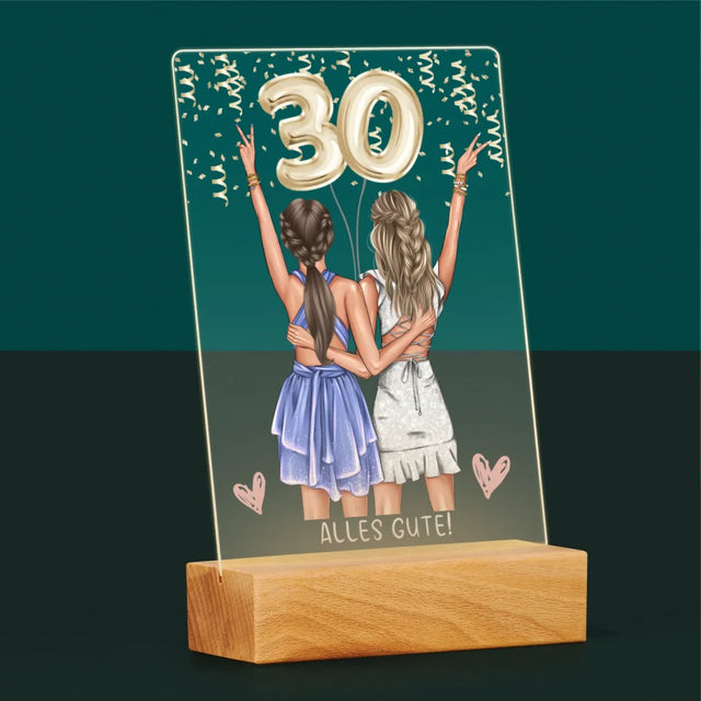 Avatar Creator: Freundinnen 30. Geburtstag - Druck Auf Acrylglas