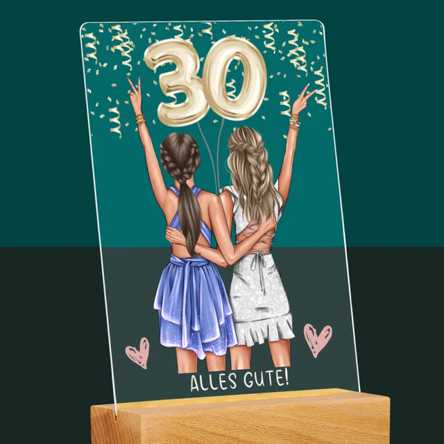 Avatar Creator: Freundinnen 30. Geburtstag - Druck Auf Acrylglas
