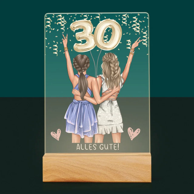 Avatar Creator: Freundinnen 30. Geburtstag - Druck Auf Acrylglas