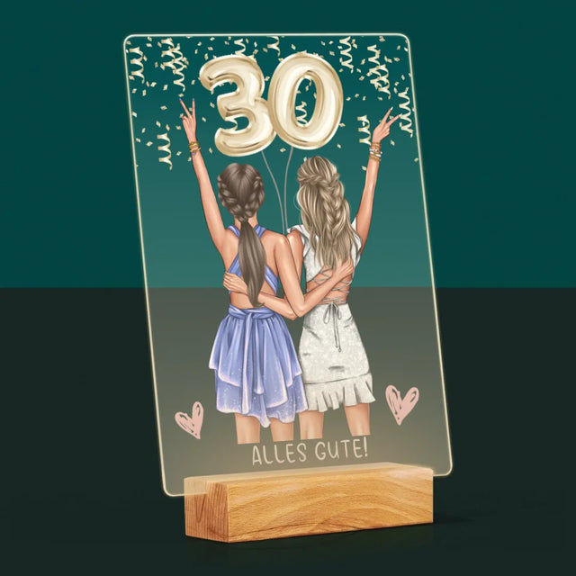 Avatar Creator: Freundinnen 30. Geburtstag - Druck Auf Acrylglas