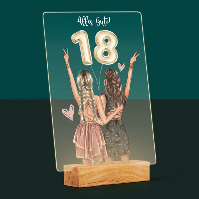 Avatar Creator: Freundinnen 18. Geburtstag - Druck Auf Acrylglas