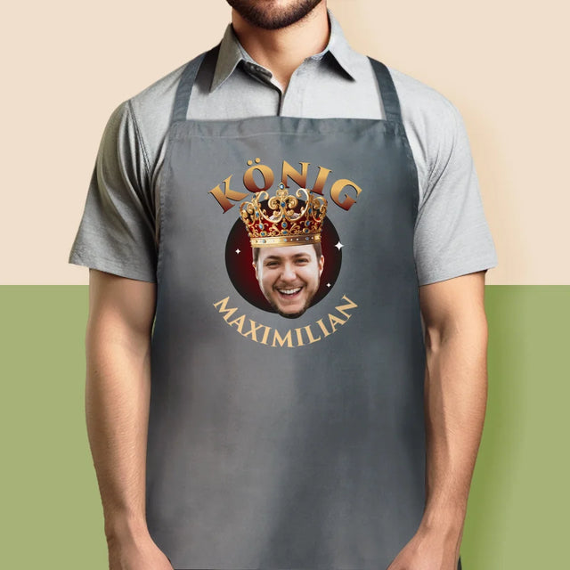 Foto Und Unterschrift: König Foto - Schürze