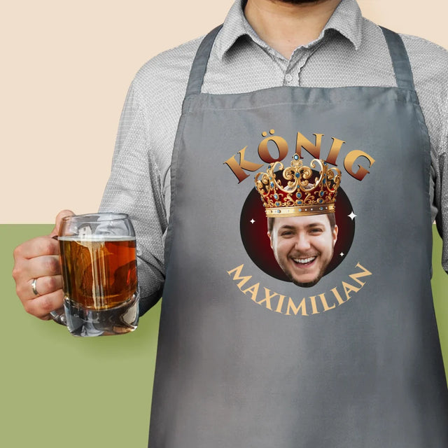 Foto Und Unterschrift: König Foto - Schürze