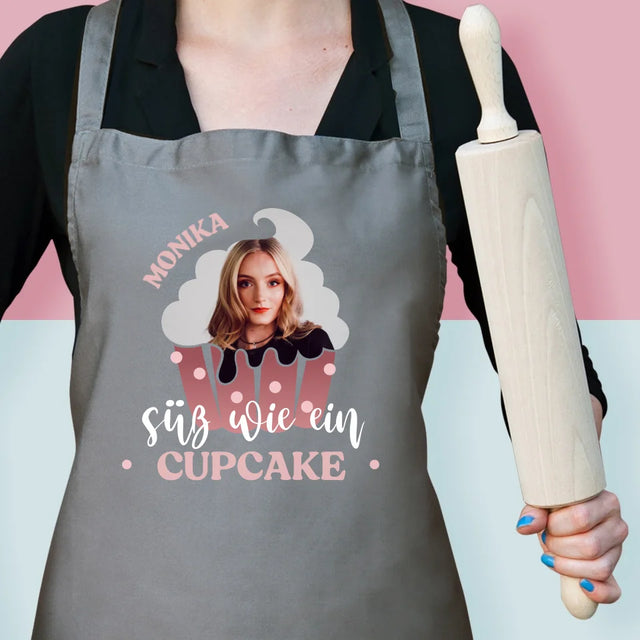 Foto Und Unterschrift: Süß Wie Ein Cupcake - Schürze