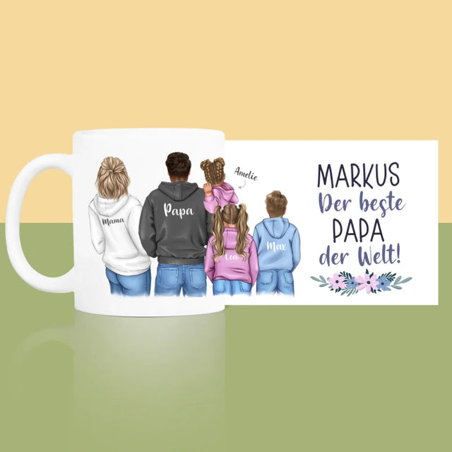 Avatar Creator: Familie Mit Kindern - Tasse