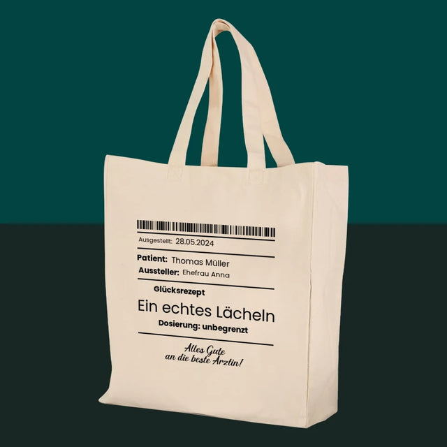 Name Und Unterschrift: Glücksrezept - Stofftasche