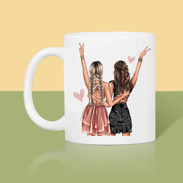 Avatar Creator: Freundinnen 18. Geburtstag - Tasse