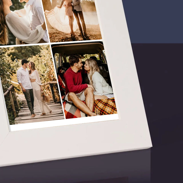 Fotocollage: 4 Fotos - Bilderrahmen