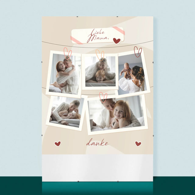 Fotocollage: Mama, Danke Für Alles - Poster